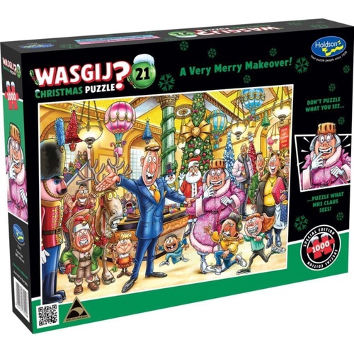 Holdson Wasgij? Christmas 21 Merry Makeover! Jigsaw Puzzle 1000 Pieces