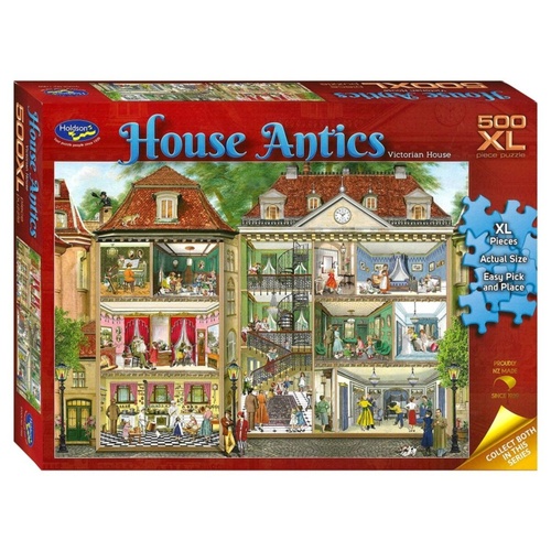 Holdson House Antics: Victorian House Jigsaw Puzzle XL 500 Pieces