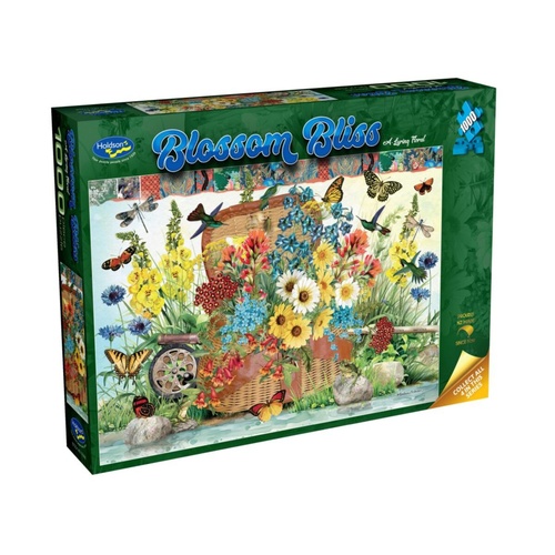 Holdson Blossom Bliss: A-Luring Floral Jigsaw Puzzle 1000 Pieces
