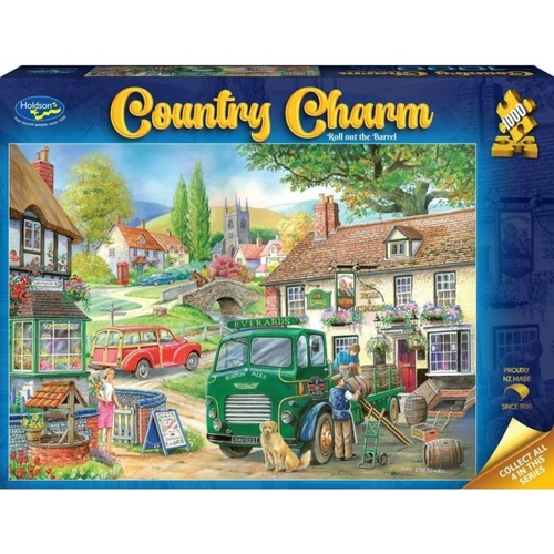 Holdson Country Charm: Roll Out the Barrel Jigsaw Puzzle 1000 Pieces