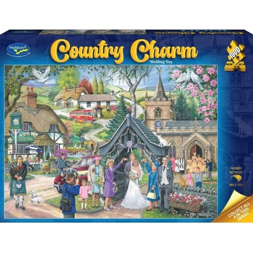 Holdson Country Charm: Wedding Day Jigsaw Puzzle 1000 Pieces