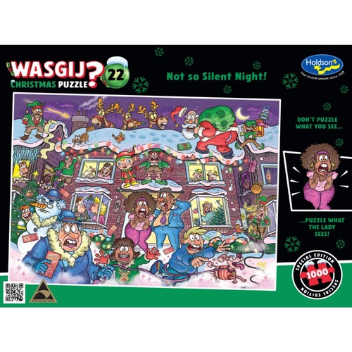 Holdson Wasgij? Christmas 22: Not so Silent Night! Jigsaw Puzzle 1000 Pieces
