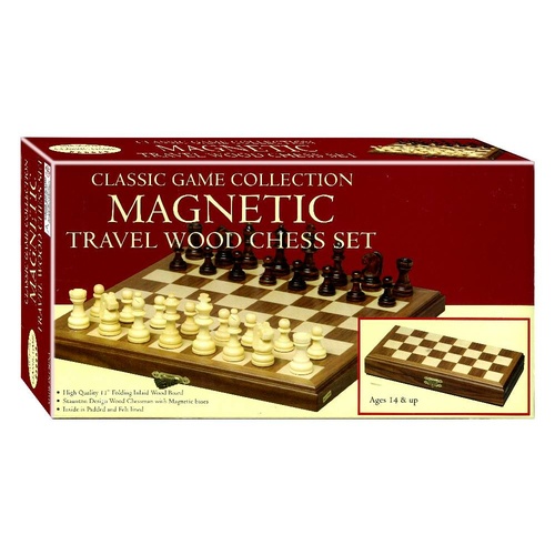 CHESS, WALNUT, 11" MAGNETIC (HSN08117)