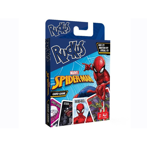 Ruckus Marvel Spiderman Card Game 2+ Players Ages 6+ (IMA01996)