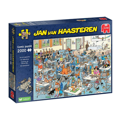 Jumbo Jan Van Haasteren The Cat Pageantry Jigsaw Puzzle 2000pcs (JUM00033)