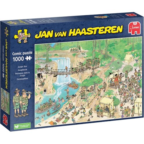 Jumbo Jan Van Haasteren Jungle Tour Jigsaw Puzzle 1000pcs (JUM00316)