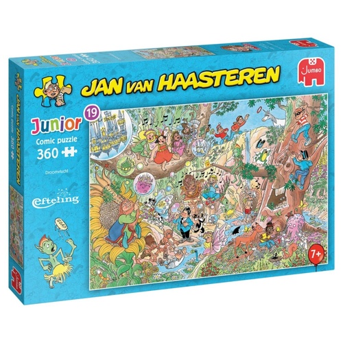 Jumbo Jan van Haasteren: Junior 19 Dream Flight Jigsaw Puzzle 360 Pieces