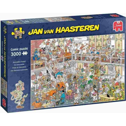 Jumbo Jan van Haasteren: Renovation Project Jigsaw Puzzle 3000 Pieces