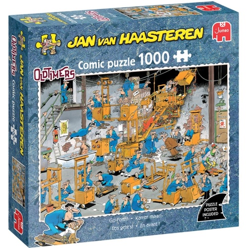 Jumbo Jan van Haasteren: Oldtimers Go Forth! Jigsaw Puzzle 1000 Pieces