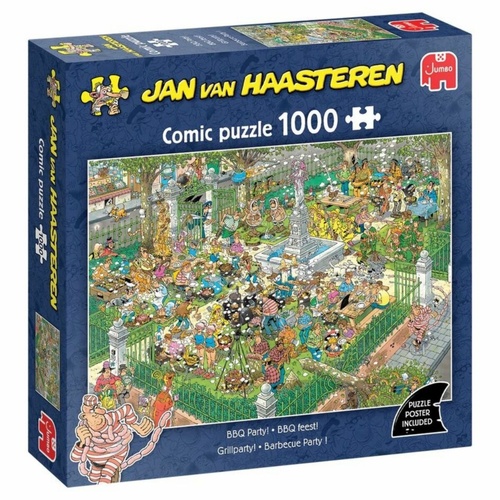 Jumbo Jan van Haasteren: Bbq Party! Jigsaw Puzzle 1000 Pieces