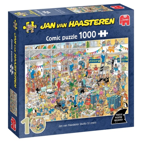 Jumbo Jan van Haasteren: Studio 10 Years Jigsaw Puzzle 1000 Pieces