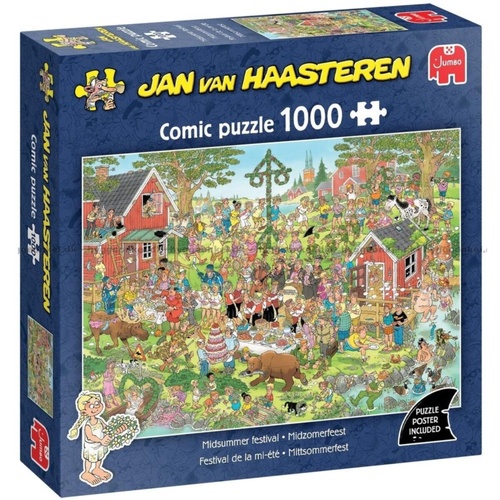 Jumbo Jan van Haasteren: Midsummer Festival Jigsaw Puzzle 1000 Pieces