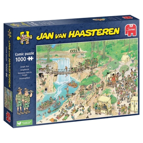 Jumbo Jan van Haasteren: Jungle Tour Jigsaw Puzzle 1000 Pieces