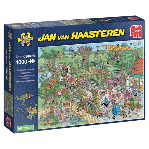 Jumbo Jan van Haasteren: Big Garden Birdwatch Jigsaw Puzzle 1000 Pieces