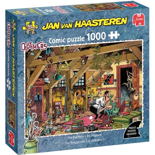 Jumbo Jan van Haasteren: Oldtimers Bachelor Jigsaw Puzzle 1000 Pieces