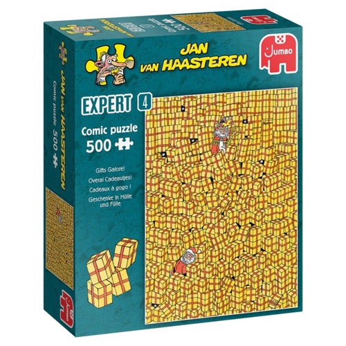 Jumbo Jan van Haasteren: Expert Gifts Galore Jigsaw Puzzle 500 Pieces