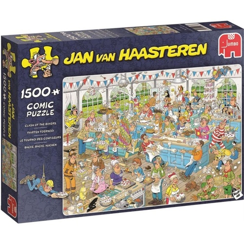 Jumbo Jan van Haasteren: Clash of the Bakers Jigsaw Puzzle 1500 Pieces