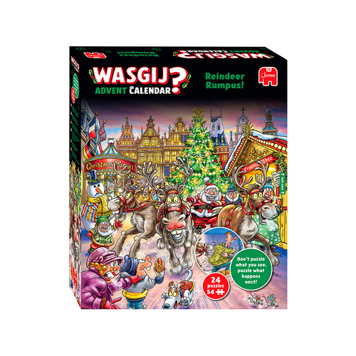Jumbo Wasgij? Xmas Advent Calendar #2 Jigsaw Puzzle 54 Pieces (JUM00707)