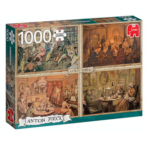 Anton Pieck Living Room Jigsaw Puzzles 1000 Pieces (JUM18856)