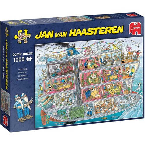 Jumbo Jan Van Haasteren Cruise Ship Jigsaw Puzzle 1000pcs (JUM20021)