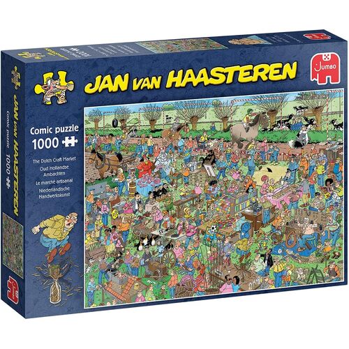 Jumbo Jan Van Haasteren Dutch Craft Market Jigsaw Puzzle 1000pcs (JUM20046)