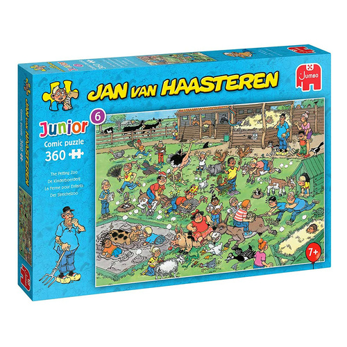 Jumbo Jan Van Haasteren Kids Petting Zoo Jigsaw Puzzle 360pcs (JUM20063)