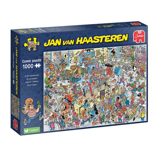 Jumbo Jan Van Haasteren At the Hairdressers Jigsaw Puzzle 1000pcs (JUM20070)