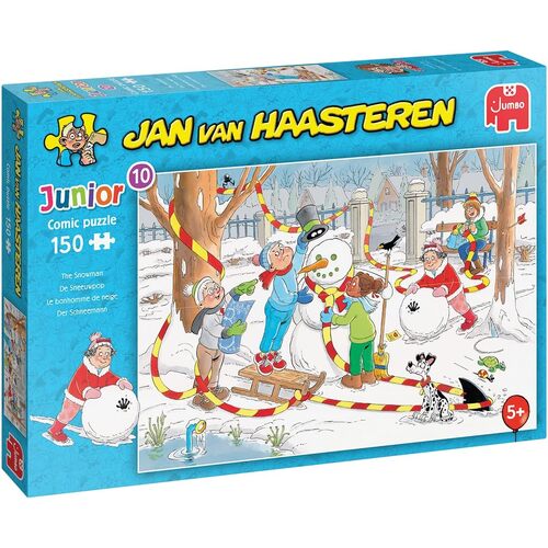 Jumbo Jan Van Haasteren Junior 10 The Snowman Jigsaw Puzzle 150pcs (JUM20081)