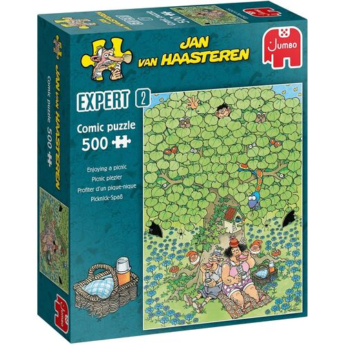 Jumbo Jan Van Haasteren Expert 2 Enjoying Picnic Jigsaw Puzzle 500pcs (JUM20090)