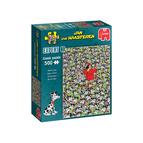 Jumbo Jan Van Haasteren Expert 3 Wheres Max Jigsaw Puzzle 500pcs (JUM20091)