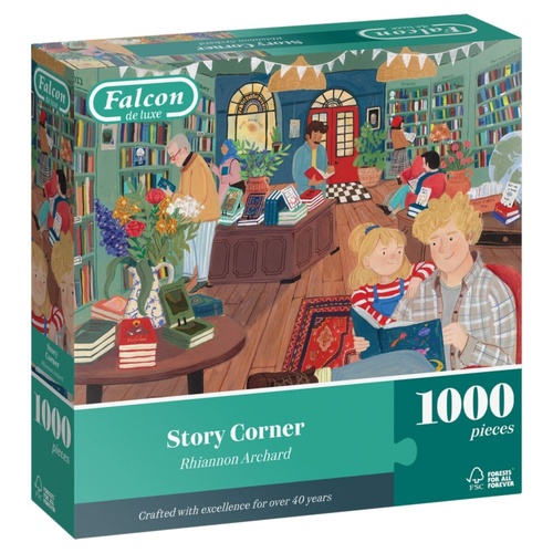 Jumbo Falcon: Story Corner Jigsaw Puzzle incl Poster 1000 Pieces