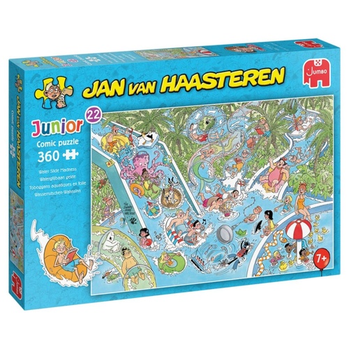Jumbo Jan van Haasteren Junior 22: Water Slide Madness Jigsaw Puzzle 360 Pieces