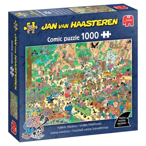 Jumbo Jan van Haasteren: Flutterly Fabulous Jigsaw Puzzle 1000 Pieces