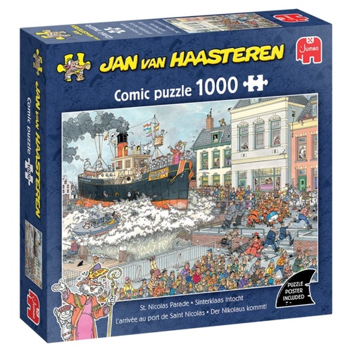 Jumbo Jan van Haasteren: St. Nicolas Parade Jigsaw Puzzle 1000 Pieces