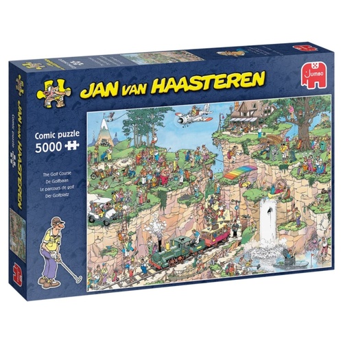 Jumbo Jan van Haasteren: The Golf Course Jigsaw Puzzle incl Poster 5000 Pieces