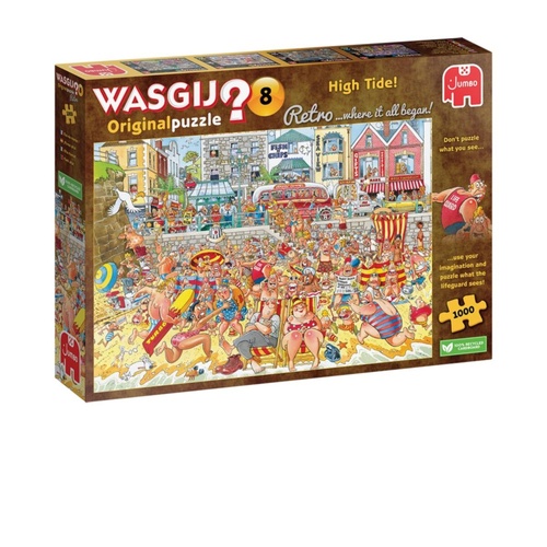 Jumbo Wasgij? Retro Original 8: High Tide! Square Box Jigsaw Puzzle 1000pcs