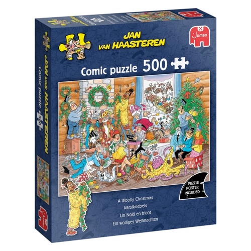 Jumbo Jan van Haasteren: Woolly Christmas Jigsaw Puzzle 500 Pieces