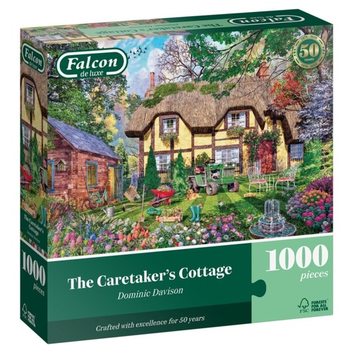 Jumbo Falcon: The Caretaker's Cottage Jigsaw Puzzle incl Poster 1000 Pieces