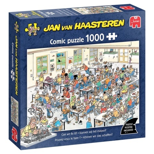 Jumbo Jan van Haasteren: Can We Fix It? Jigsaw Puzzle 1000 Pieces