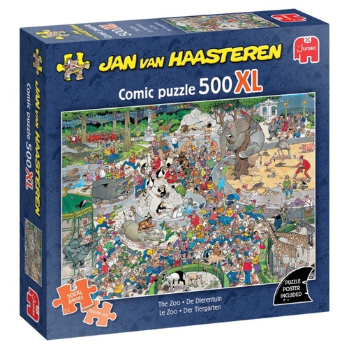 Jumbo Jan van Haasteren: The Zoo Jigsaw Puzzle XL 500 Pieces
