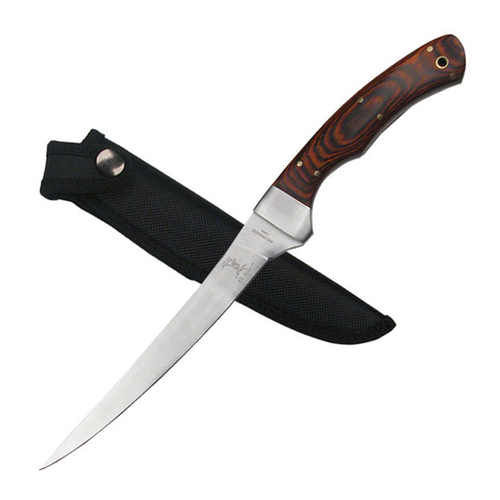 Elk Ridge Fillet Knife w/ Pakkawood Handle 311mm Overall Length (K-ER-028)