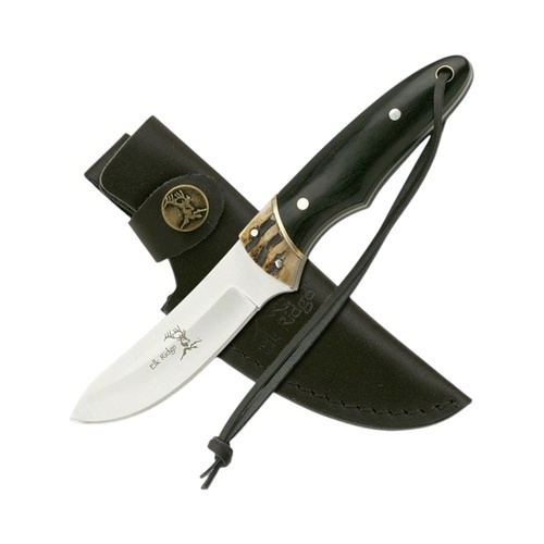 Elk Ridge Two-Tone Stag & Wood Stainless Steel Hunting Knife