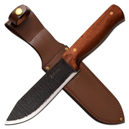 Elk Ridge Cherry Wood Knife w/ Sheath 257mm (K-ER-200-12M)