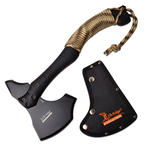 Elk Ridge Evolution Axe 315mm with Paracord Handle (K-ERE-AXE001-BK)