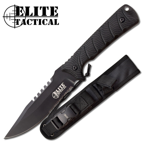Elite Tactical Backdraft Knife incl Nylon Sheath 254mm (K-ET-FIX005BKS)