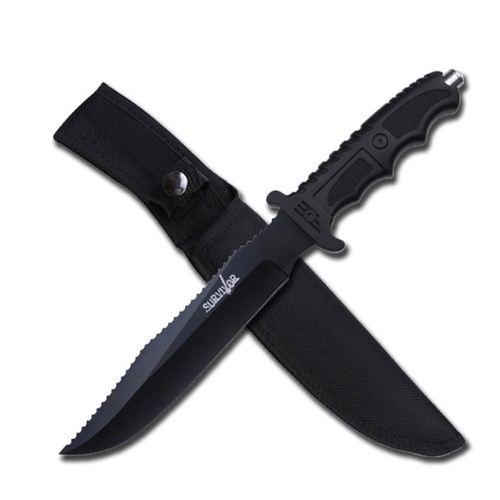 Survivor Fixed Blade Knife with Glass Breaker 330mm (K-HK-718)