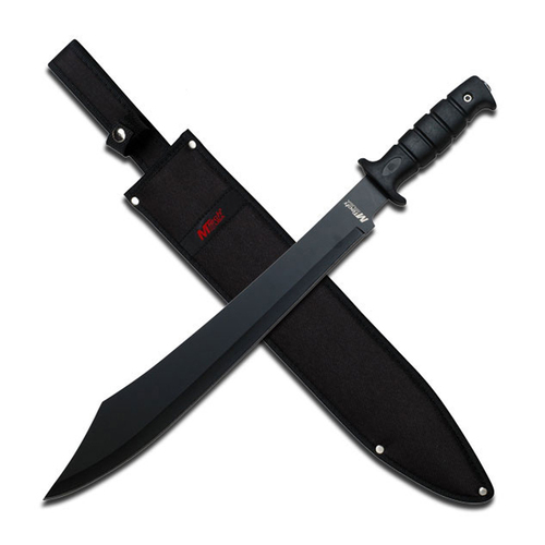 M-Tech USA Black Machete w/ Compass 508mm (K-MT-20-07M)