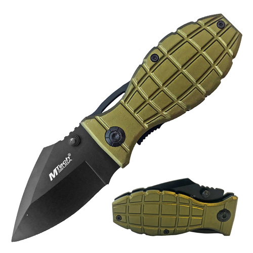 M-Tech USA Grenade Design Folding Knife 155mm Open (K-MT-426GN)