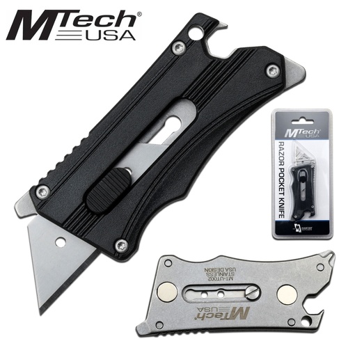 MTech USA Utility Blade Multi-Tool Stainless Steel Handle (K-MT-UT002)