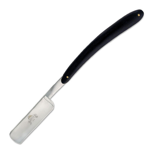 Master USA Black Pakkawood Folding Razor 165mm Closed Length (K-MU-1014BW)